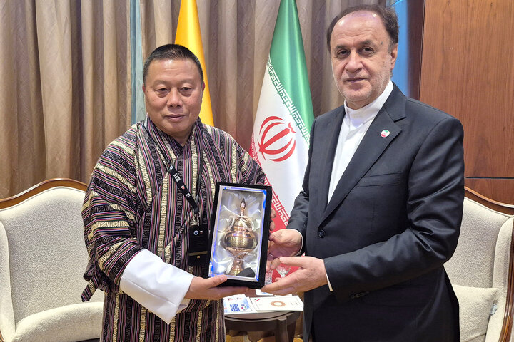 دیدار حمیدرضا حاجی بابایی نایب‌رئیس مجلس و لانتن دورجی رئیس مجمع ملی بوتان