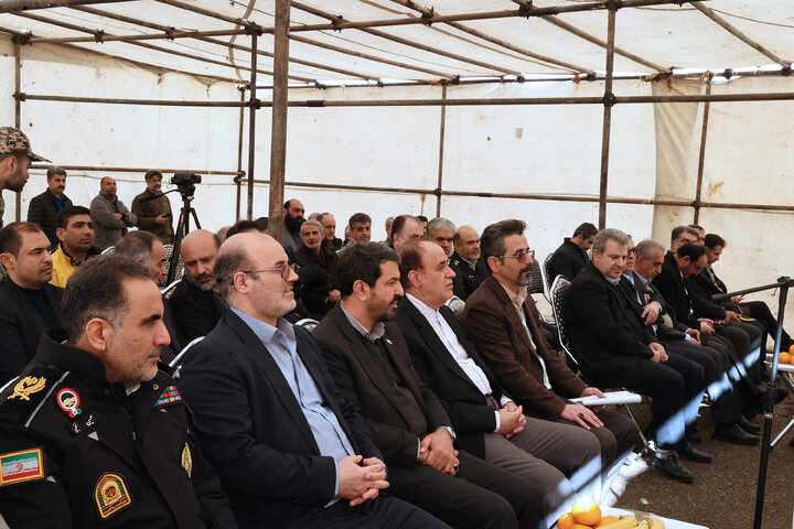 حضور دکتر حاجی‌بابایی در مراسم آيین کلنگ‌زنی اداره کل راه و شهرسازی استان همدان