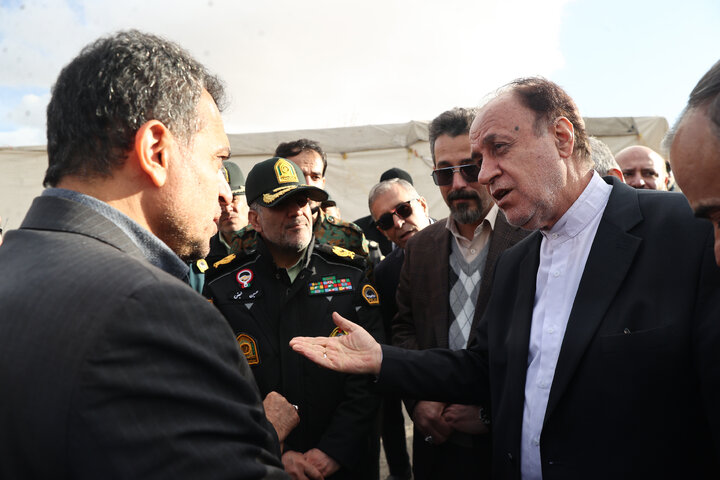 حضور دکتر حاجی‌بابایی در مراسم آيین کلنگ‌زنی اداره کل راه و شهرسازی استان همدان