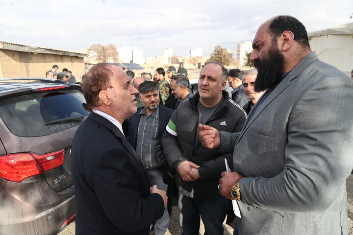 حضور دکتر حاجی‌بابایی در مراسم آيین کلنگ‌زنی اداره کل راه و شهرسازی استان همدان
