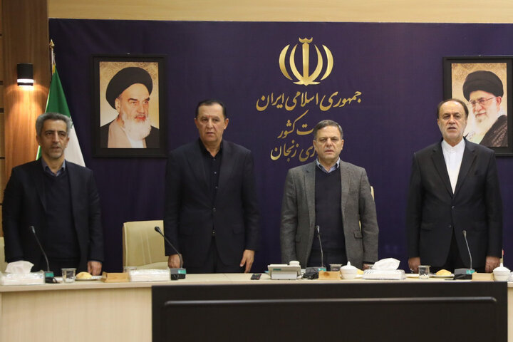 حضور حاجی بابایی در نشست شورای اداری استان زنجان