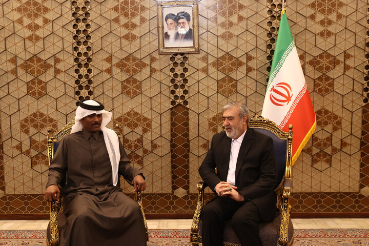 دیدار عزیزی رئیس کمیسیون امنیت ملی با سفیر قطر در ایران