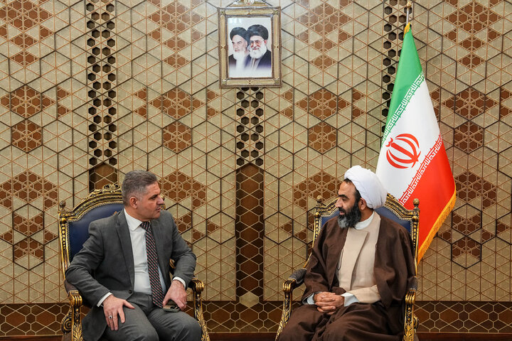 دیدار کاردار سفارت عراق با حجت‌الاسلام نقدعلی