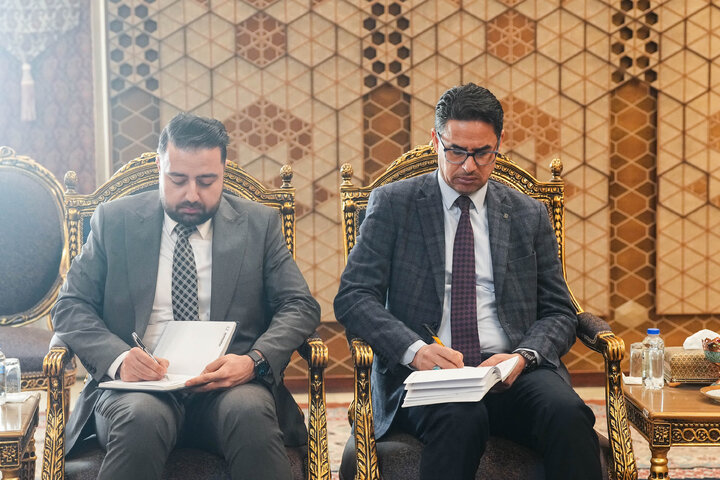 دیدار کاردار سفارت عراق با حجت‌الاسلام نقدعلی