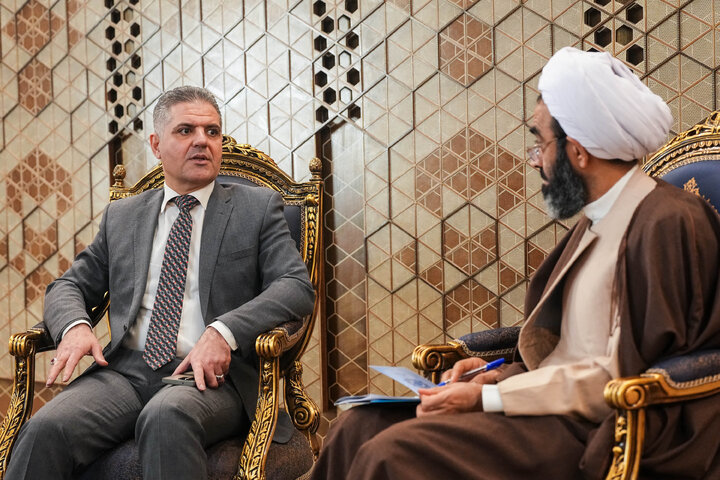 دیدار کاردار سفارت عراق با حجت‌الاسلام نقدعلی