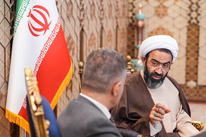 دیدار کاردار سفارت عراق با حجت‌الاسلام نقدعلی