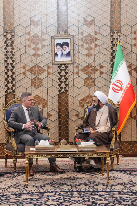 دیدار کاردار سفارت عراق با حجت‌الاسلام نقدعلی