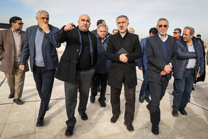 بازدید اعضای مجمع نمایندگان استان تهران مجلس از بندر خشک ریلی اسلامشهر