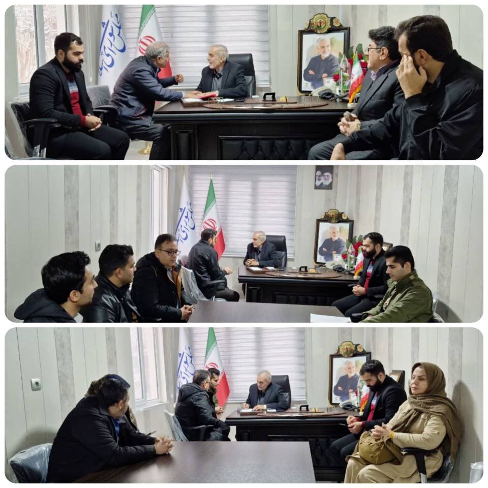 دیدار فضلالله رنجبر با جانبازان دوران دفاع مقدس کرمانشاه