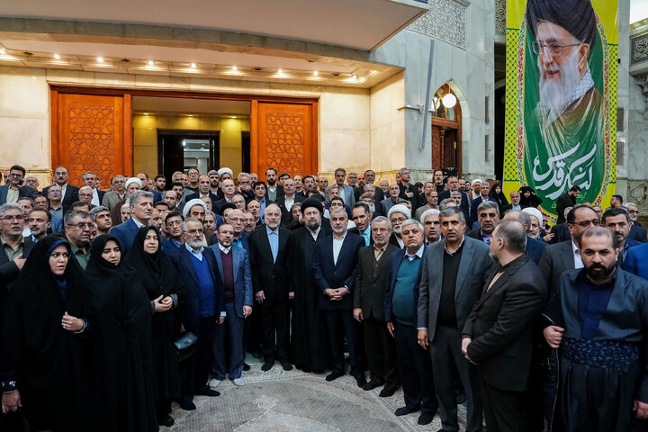 تجدید میثاق رئیس و نمایندگان مجلس با آرمان‌های امام خمینی(ره)