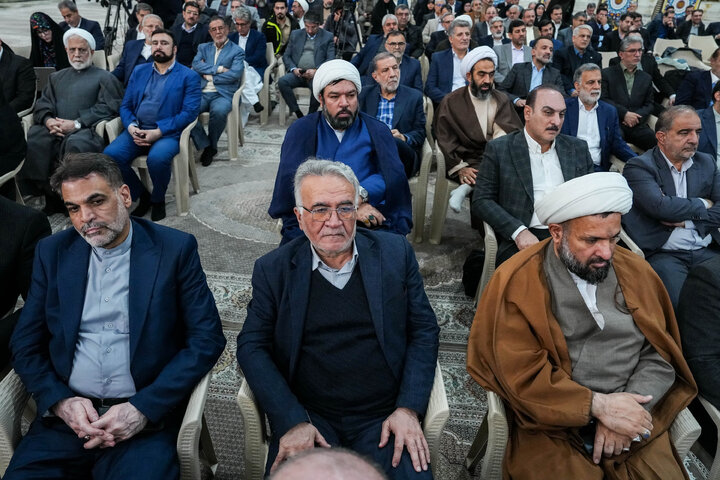 تجدید میثاق رئیس و نمایندگان مجلس با آرمان‌های امام خمینی(ره)