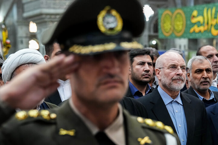 تجدید میثاق رئیس و نمایندگان مجلس با آرمان‌های امام خمینی(ره)