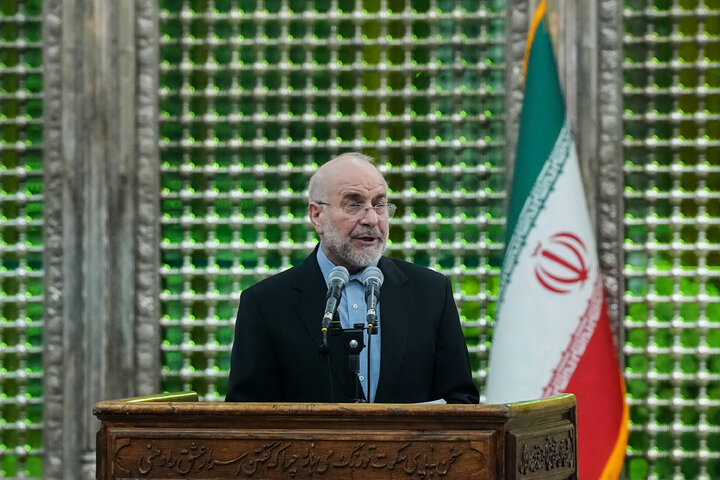 تجدید میثاق رئیس و نمایندگان مجلس با آرمان‌های امام خمینی(ره)