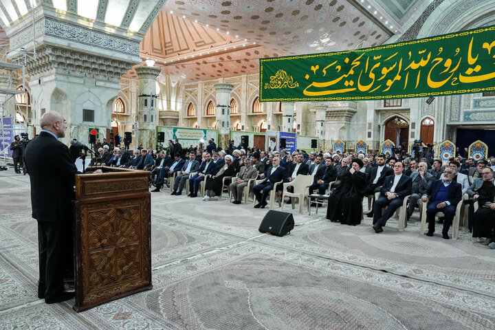 تجدید میثاق رئیس و نمایندگان مجلس با آرمان‌های امام خمینی(ره)