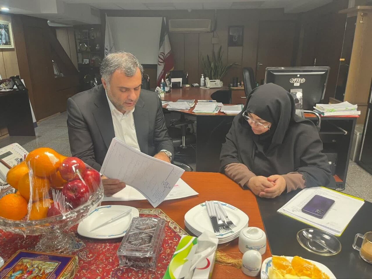 دیدار و گفت و گو با معاون آموزشی وزارت بهداشت / تأکید بر تسریع در راهاندازی دانشکده پرستاری صومعهسرا