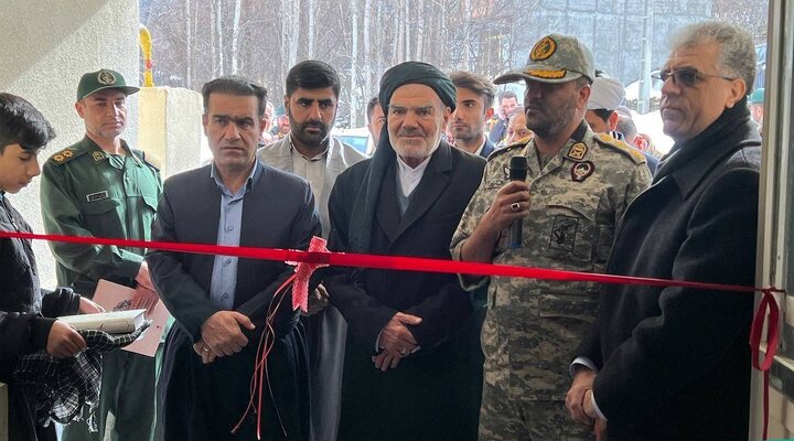 سالن ورزشی شهید احمدی روستای بیساران افتتاح شد