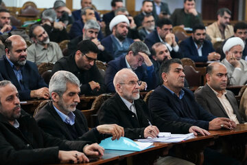 نشست "هیأت‌های عالی نظارت بر انتخابات شوراها" با حضور رئیس مجلس