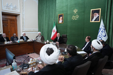 دیدار اعضای شورای هماهنگی یوم الله دهه فجر با دکتر قالیباف
