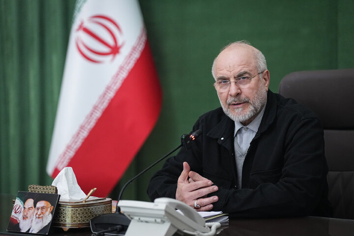 دیدار اعضای شورای هماهنگی دهه فجر با دکتر قالیباف