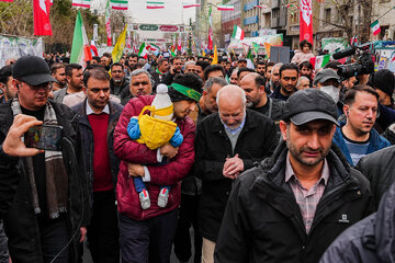 حضور دکتر قالیباف در راهپیمایی یوم‌الله ۲۲ بهمن - تهران