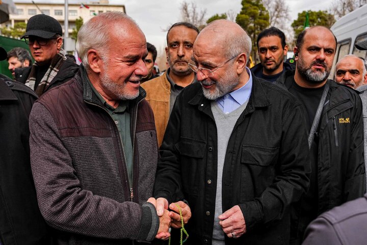 حضور دکتر قالیباف در راهپیمایی یوم‌الله ۲۲ بهمن - تهران