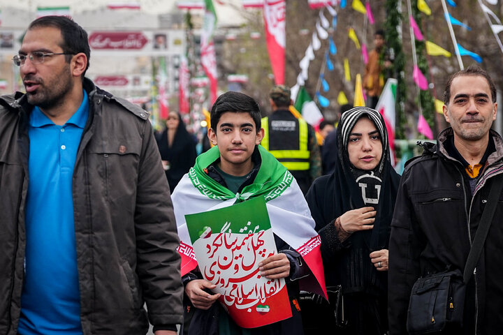 حضور دکتر قالیباف در راهپیمایی یوم‌الله ۲۲ بهمن - تهران