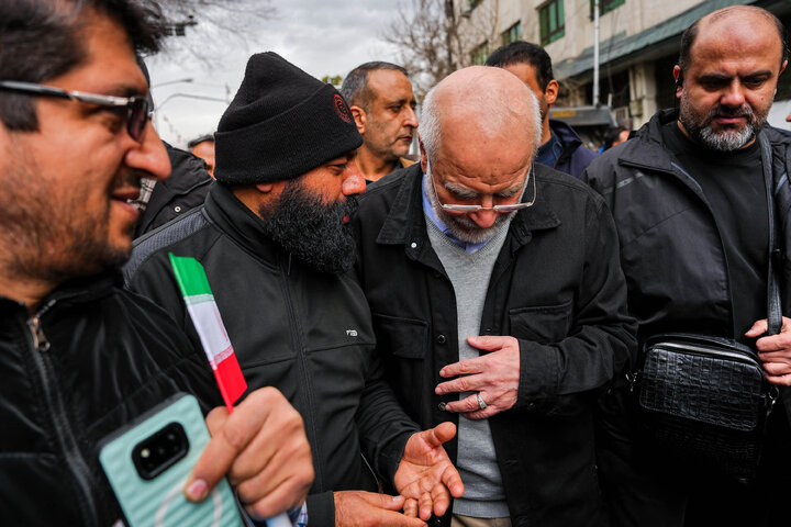 حضور دکتر قالیباف در راهپیمایی یوم‌الله ۲۲ بهمن - تهران