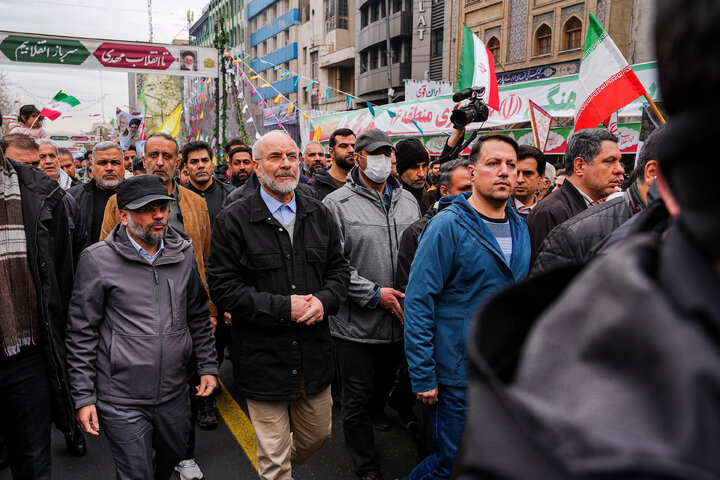حضور دکتر قالیباف در راهپیمایی یوم‌الله ۲۲ بهمن - تهران