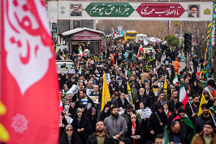 حضور دکتر قالیباف در راهپیمایی یوم‌الله ۲۲ بهمن - تهران