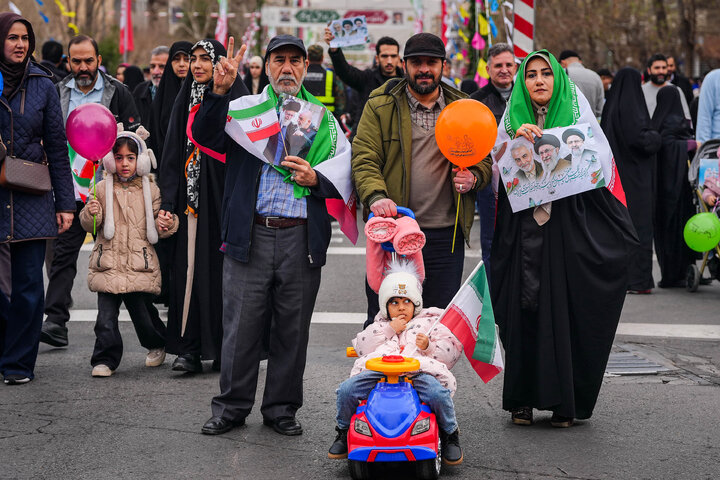 حضور دکتر قالیباف در راهپیمایی یوم‌الله ۲۲ بهمن - تهران