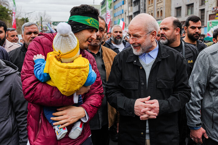 حضور دکتر قالیباف در راهپیمایی یوم‌الله ۲۲ بهمن - تهران