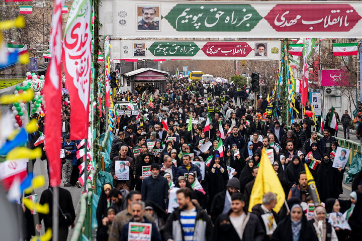 حضور دکتر قالیباف در راهپیمایی یوم‌الله ۲۲ بهمن - تهران