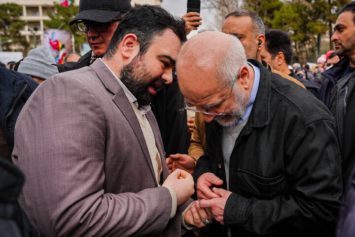 حضور دکتر قالیباف در راهپیمایی یوم‌الله ۲۲ بهمن - تهران