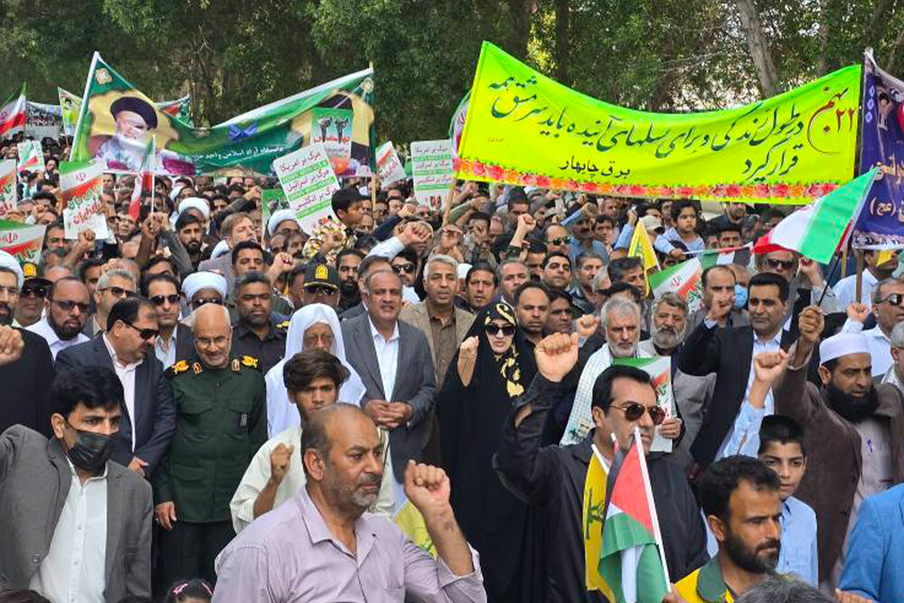 حضور نمایندگان خانهملت در مراسم یومالله ۲۲ بهمنماه