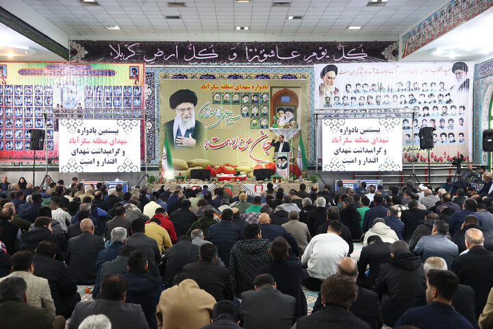 بیستمین یادواره شهدای منطقه سگزآباد و گرامیداشت شهدای اقتدار و امنیت