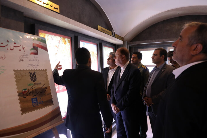 بازدید حمیدرضا حاجی بابایی نایب‌رئیس مجلس از ژئوپارک طبس