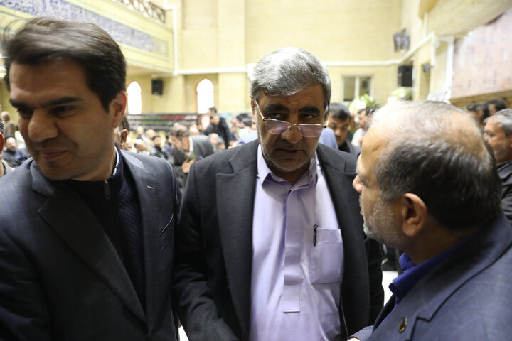 مراسم ختم پدر رضا جباری نماینده مسجد سلیمان