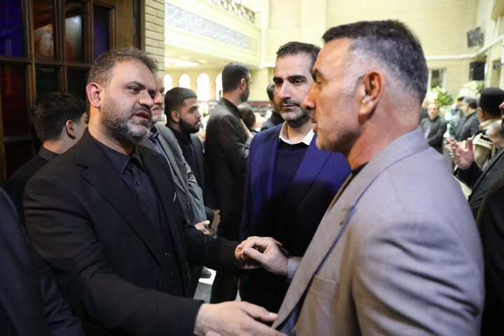 مراسم ختم پدر رضا جباری نماینده مسجد سلیمان