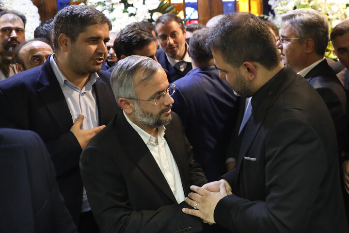 مراسم ختم پدر رضا جباری نماینده مسجد سلیمان