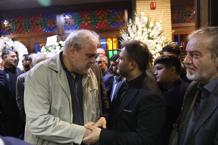 مراسم ختم پدر رضا جباری نماینده مسجد سلیمان