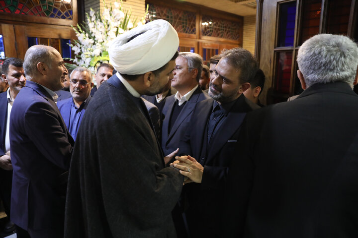 مراسم ختم پدر رضا جباری نماینده مسجد سلیمان