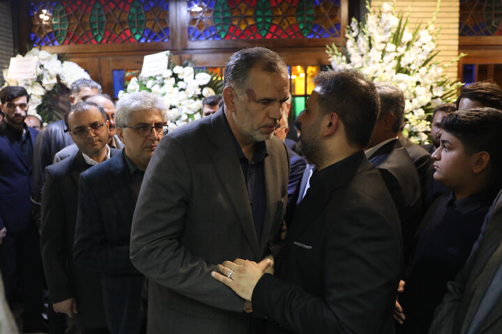 مراسم ختم پدر رضا جباری نماینده مسجد سلیمان