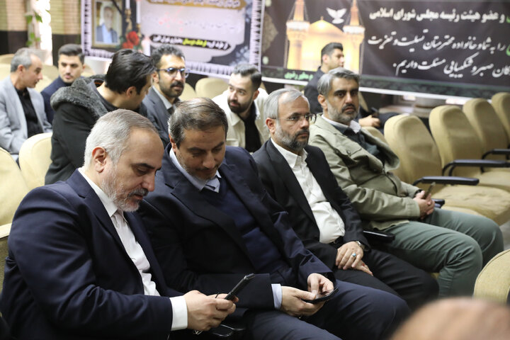 مراسم ختم پدر رضا جباری نماینده مسجد سلیمان