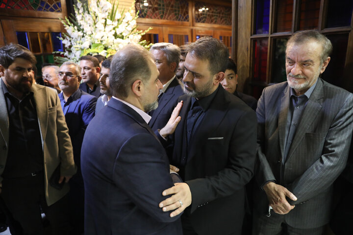 مراسم ختم پدر رضا جباری نماینده مسجد سلیمان