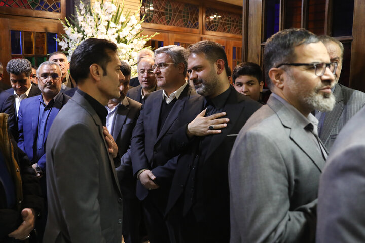 مراسم ختم پدر رضا جباری نماینده مسجد سلیمان