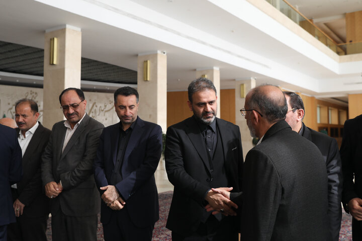 مراسم ختم پدر جباری نماینده مسجدسلیمان و برادر صالحی نماینده اقلید در مجلس