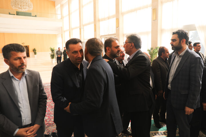 مراسم ختم پدر جباری نماینده مسجدسلیمان و برادر صالحی نماینده اقلید در مجلس