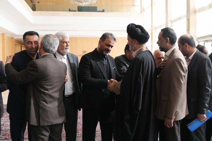 مراسم ختم پدر جباری نماینده مسجدسلیمان و برادر صالحی نماینده اقلید در مجلس