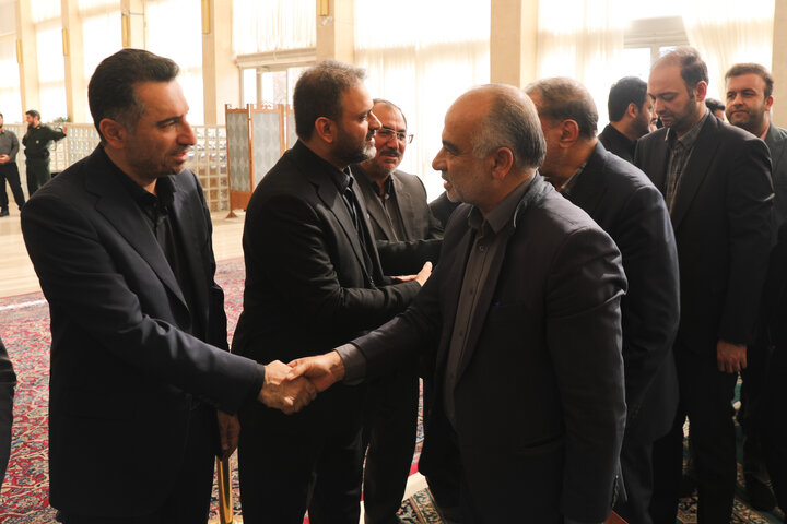 مراسم ختم پدر جباری نماینده مسجدسلیمان و برادر صالحی نماینده اقلید در مجلس