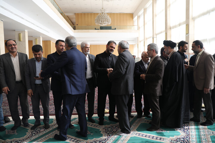 مراسم ختم پدر جباری نماینده مسجدسلیمان و برادر صالحی نماینده اقلید در مجلس